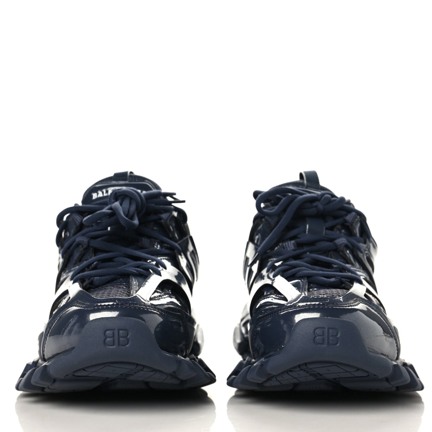 Mesh Nylon Mens Track Sneakers 39 Navy