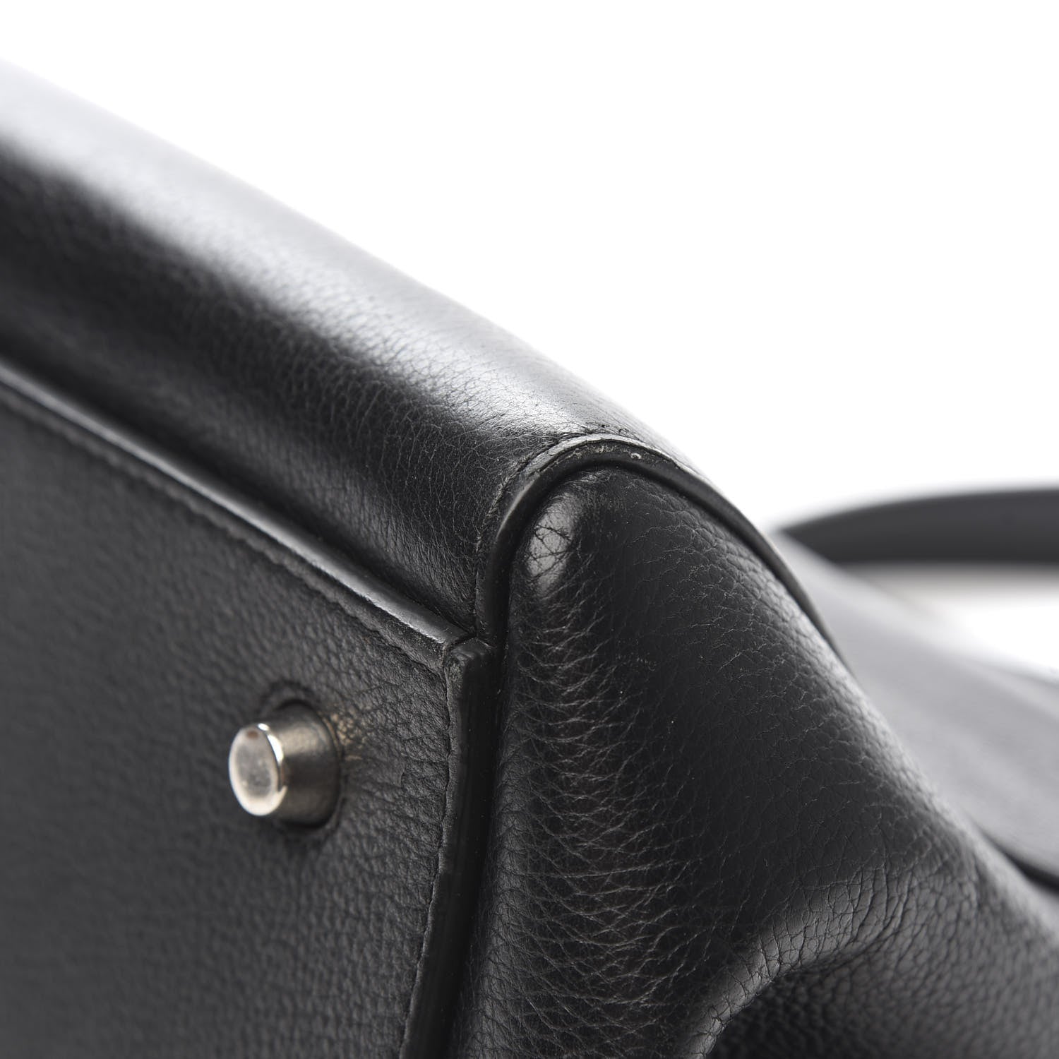 Celine Supple Calfskin Medium Edge Shoulder Bag Black 10 of 13