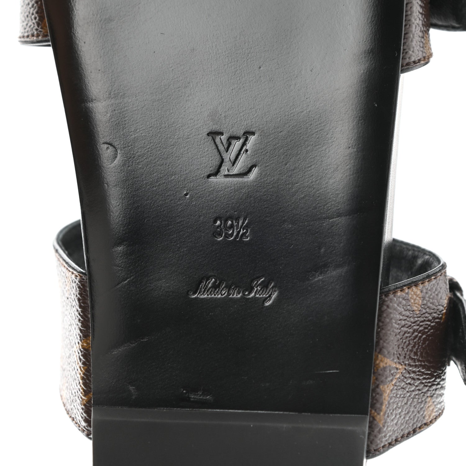 Louis Vuitton Monogram Bom Dia Mule Sandals 39.5 Black 6 of 8