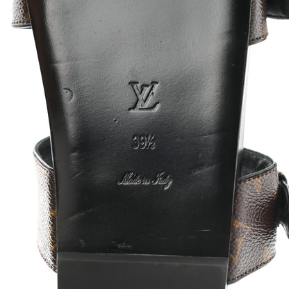 Louis Vuitton Monogram Bom Dia Mule Sandals 39.5 Black 6 of 8