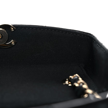 Chanel Lambskin Quilted Small Box Bag Black 13 of 14