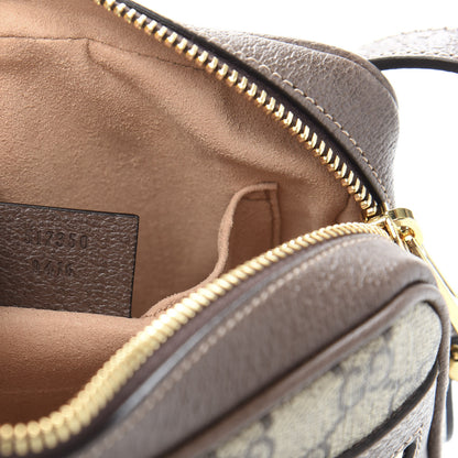 Gucci GG Supreme Monogram Web Mini Ophidia Shoulder Bag Brown 7 of 11
