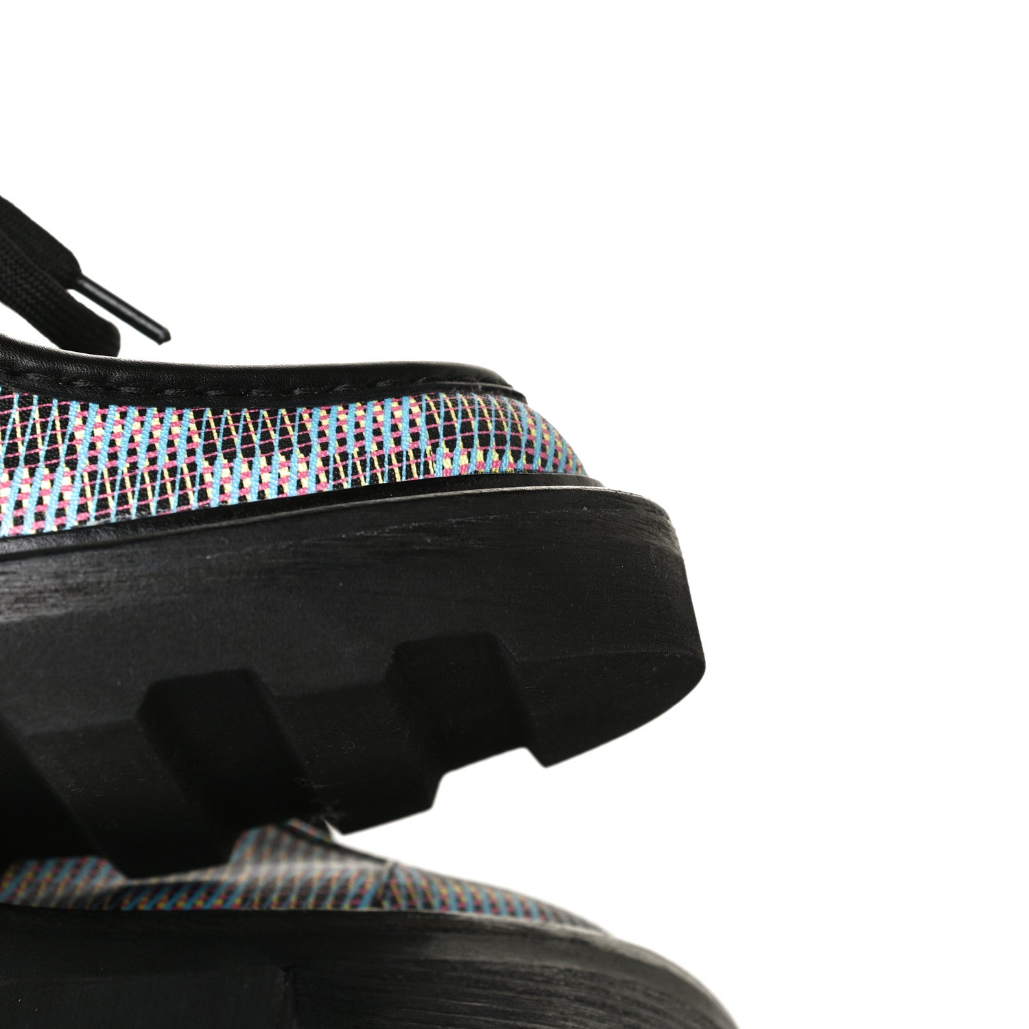 Louis Vuitton Damier LV Pop Beaubourg Platform Derby Shoes 35 Blue 11 of 11