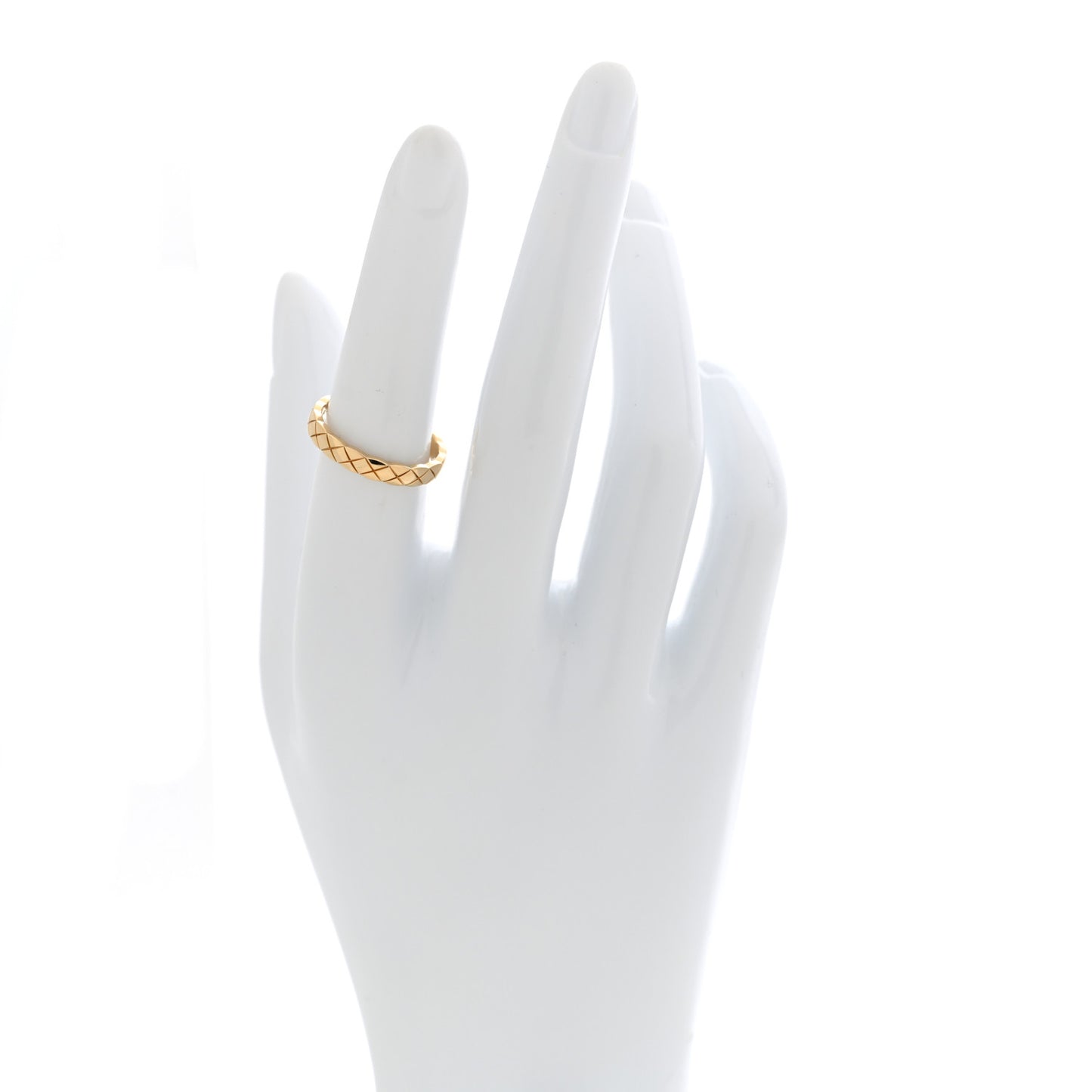 18K Yellow Gold Mini Coco Crush Ring 53 6.25