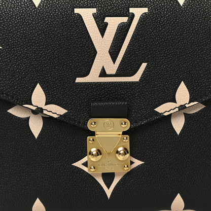 Louis Vuitton Empreinte Monogram Giant Pochette Metis Black Beige 9 of 11