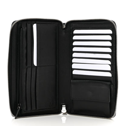 Gucci Microguccissima Large Zip Around Organizer Wallet Black 5 of 11