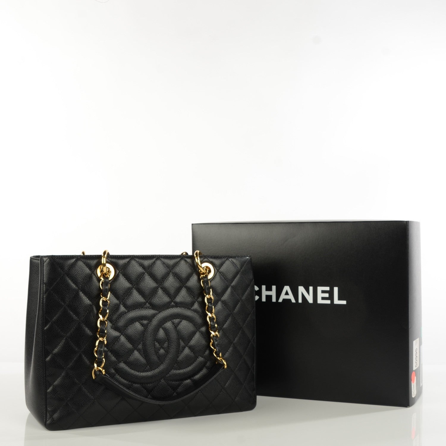 Chanel Caviar Quilted Grand Shopping Tote GST Black 8 of 8