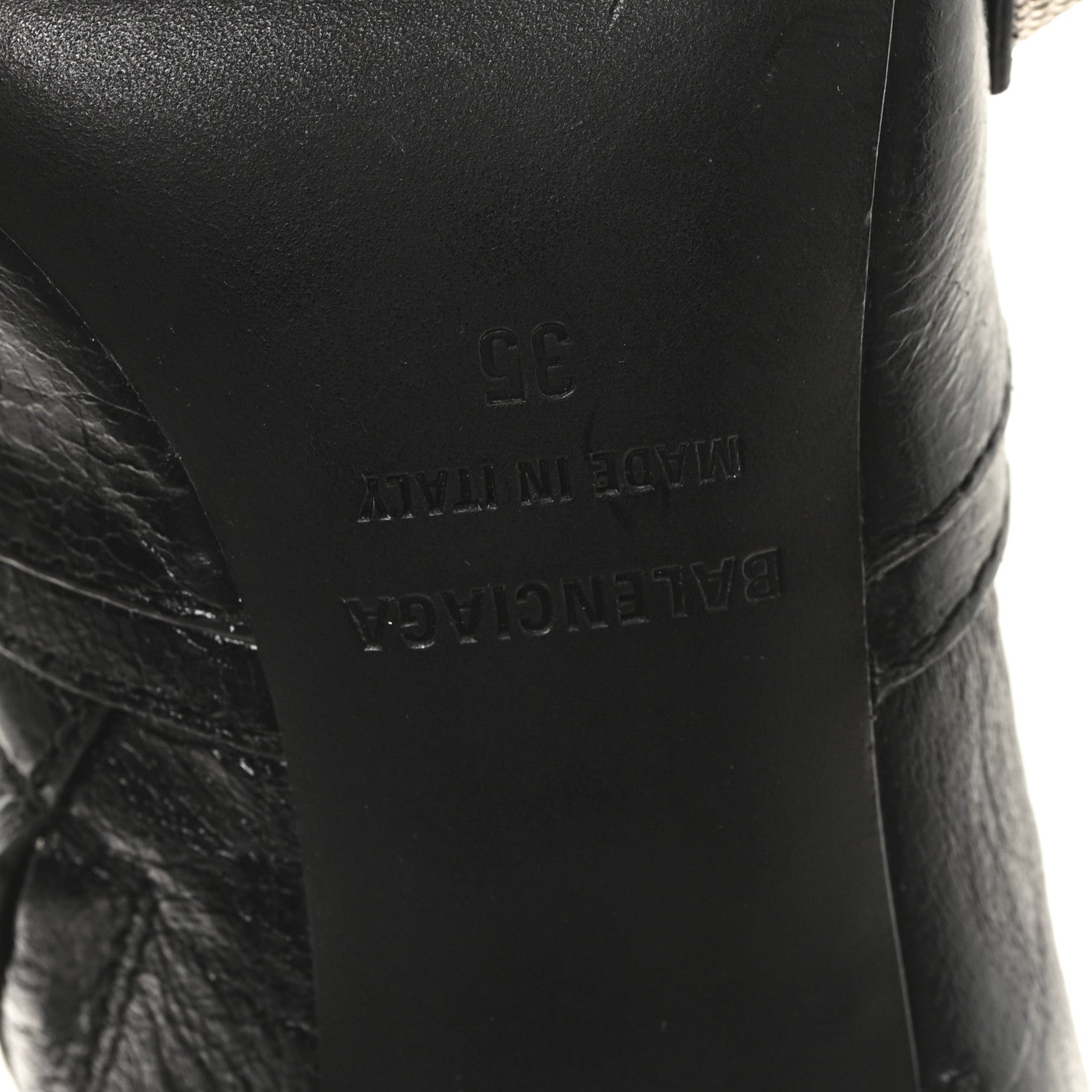 Balenciaga Agneau Arena Cagole 70mm Ankle Boots 35 Black 7 of 9