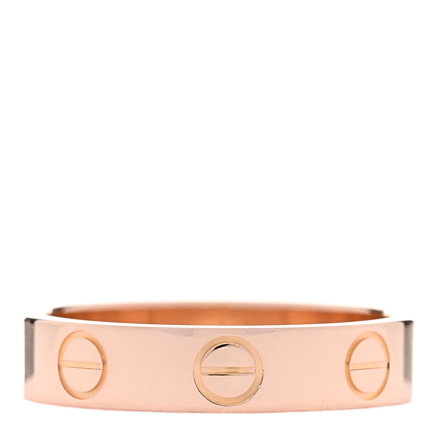 Cartier 18K Pink Gold 3.5mm LOVE Wedding Band Ring 47 4 3 of 4