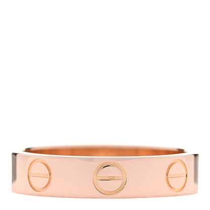 Cartier 18K Pink Gold 3.5mm LOVE Wedding Band Ring 47 4 3 of 4