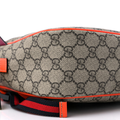 Gucci GG Supreme Monogram Kids Hedgehog Backpack Ebony Multicolor 8 of 9