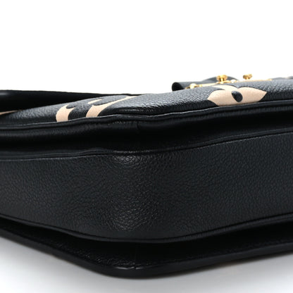 Louis Vuitton Empreinte Monogram Giant Pochette Metis Black Beige 7 of 8