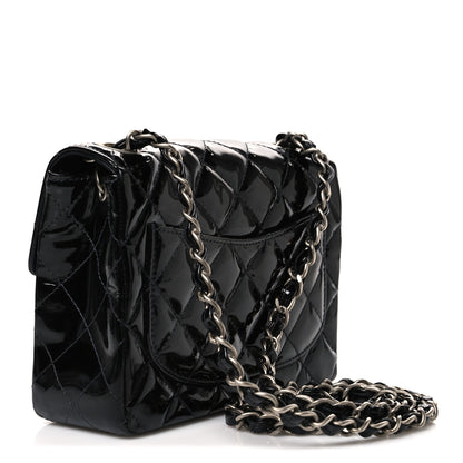 Chanel Patent Calfskin Quilted Mini Square Flap Black 3 of 10