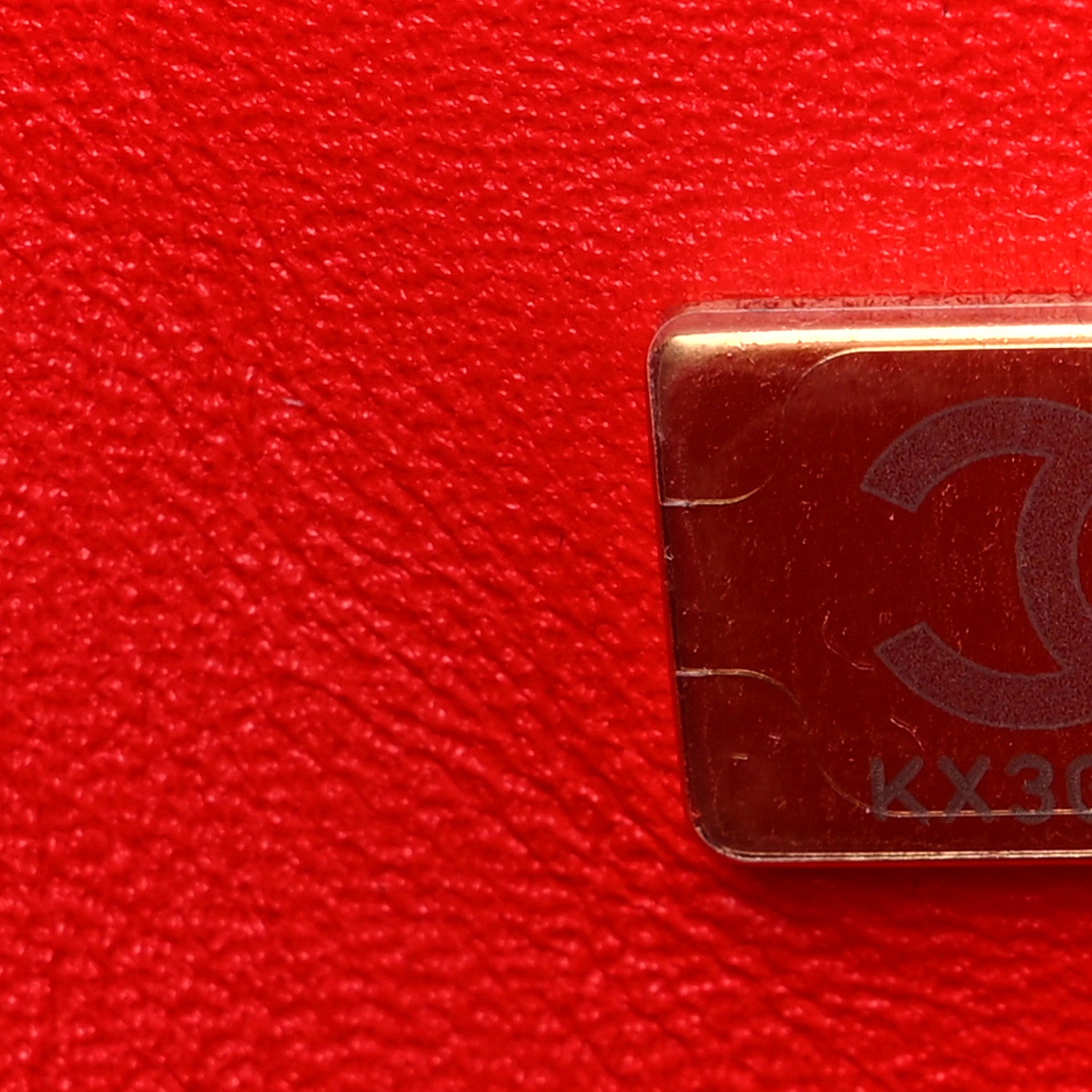 Chanel Lambskin Geometric Colorblock Medium Double Flap Red White 7 of 9
