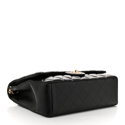 Chanel Lambskin Quilted Maxi Double Flap Black 4 of 11