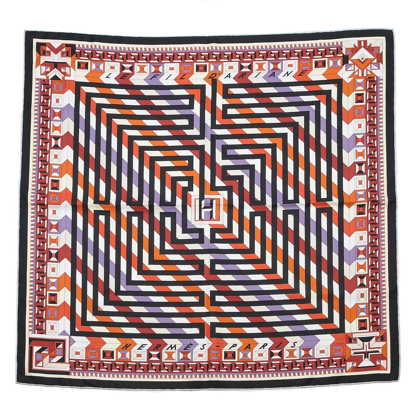 Silk Le Fil D'Ariane Scarf 90