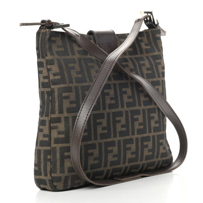 Fendi Zucca Shoulder Bag Tobacco 2 of 12