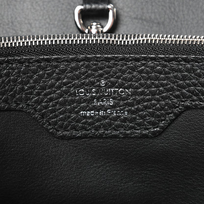 Louis Vuitton Taurillon Python Capucines MM Black 6 of 6