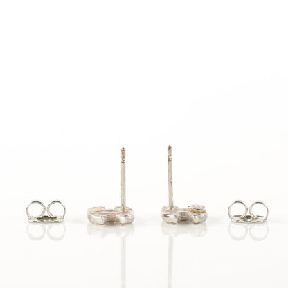 Chanel Crystal Timeless CC Earrings Silver 3 of 5