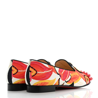 Christian Louboutin Patent Hawaii Intern Flat Loafers 35.5 Multicolor 4 of 9
