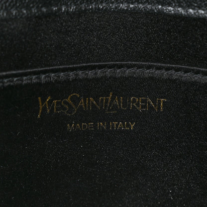 Saint Laurent Calfskin Monogram Large Belle De Jour Clutch Black 7 of 9