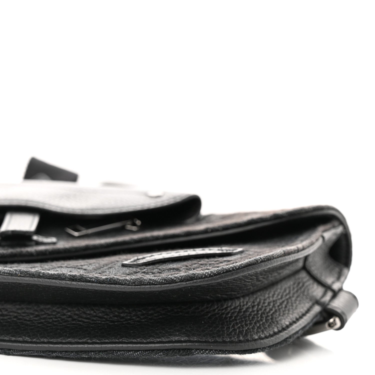 Christian Dior Oblique Saddle Messenger Pouch Black Blue 10 of 10