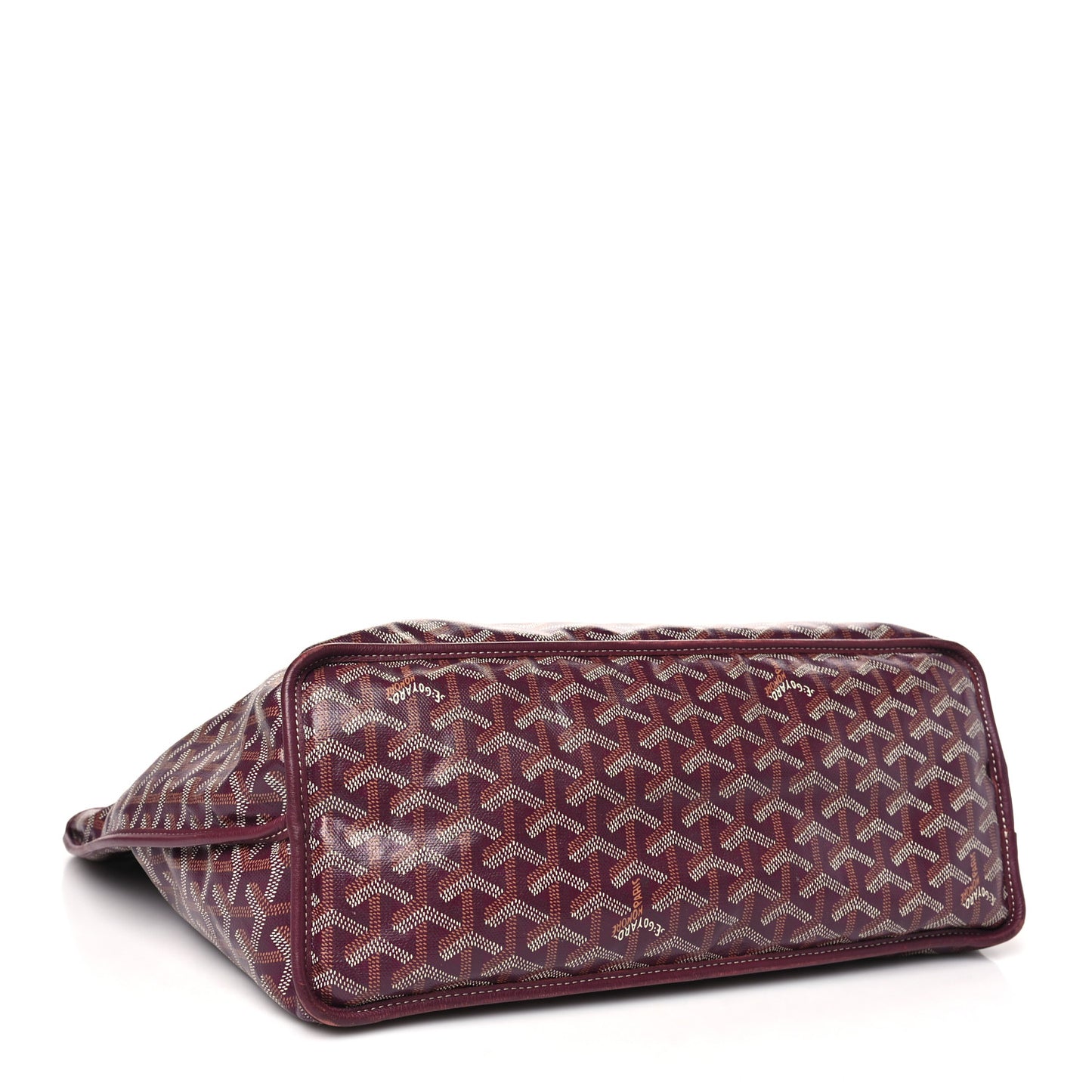 Goyardine Reversible Anjou PM Burgundy