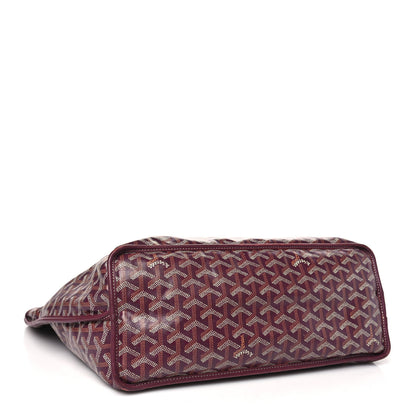Goyard Goyardine Reversible Anjou PM Burgundy 6 of 17