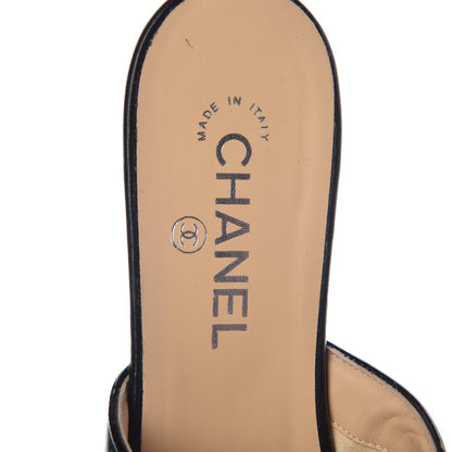 Chanel Lambskin Suede Quilted Mules 40.5 Black 7 of 11