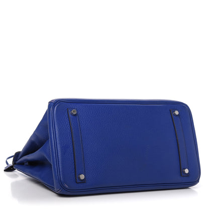 Hermes Togo Birkin 35 Bleu Electrique 4 of 19