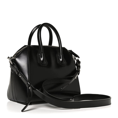 Givenchy Shiny Lord Calfskin Mini Antigona Black 3 of 12