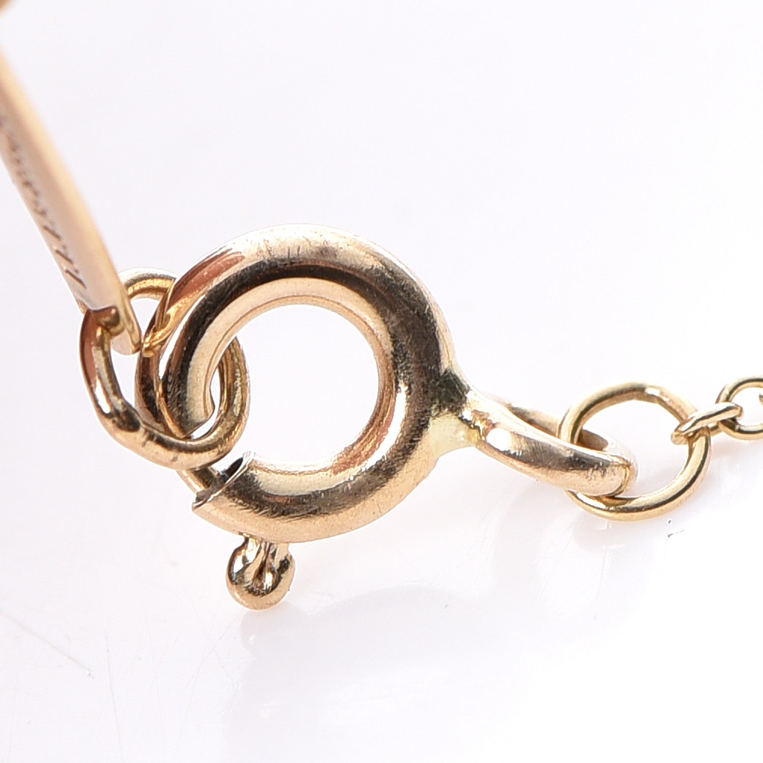 Tiffany 18K Yellow Gold Diamond .08ct Elsa Peretti Diamonds by the Yard Bracelet 7 of 9
