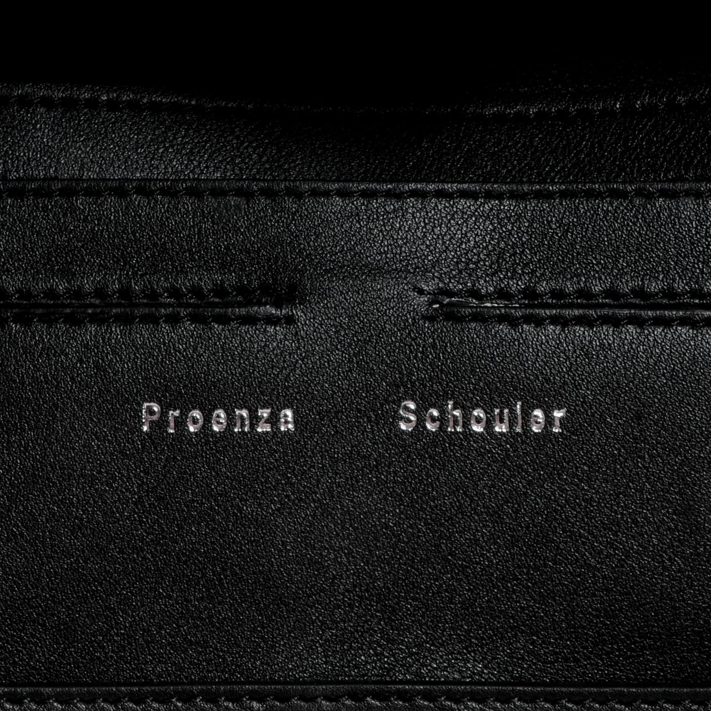 Smooth Calf PS11 Wristlet Clutch Black