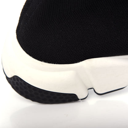 Balenciaga Neoprene Knit Womens Speed Sneakers 38 Black White 10 of 10