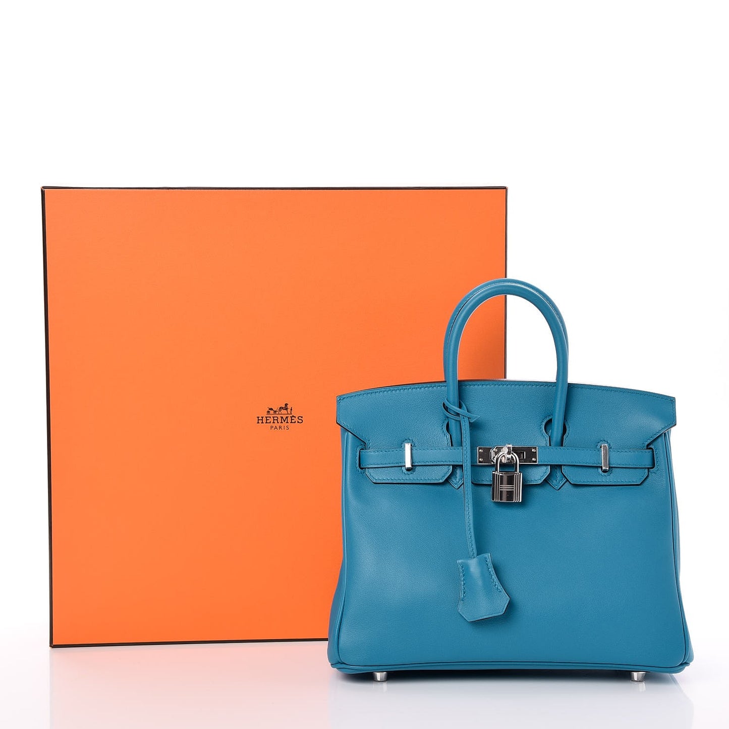 Swift Birkin 25 Bleu Zanzibar