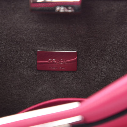 Fendi Shiny Nappa Micro Peekaboo Iconic Satchel Fuxia 7 of 9