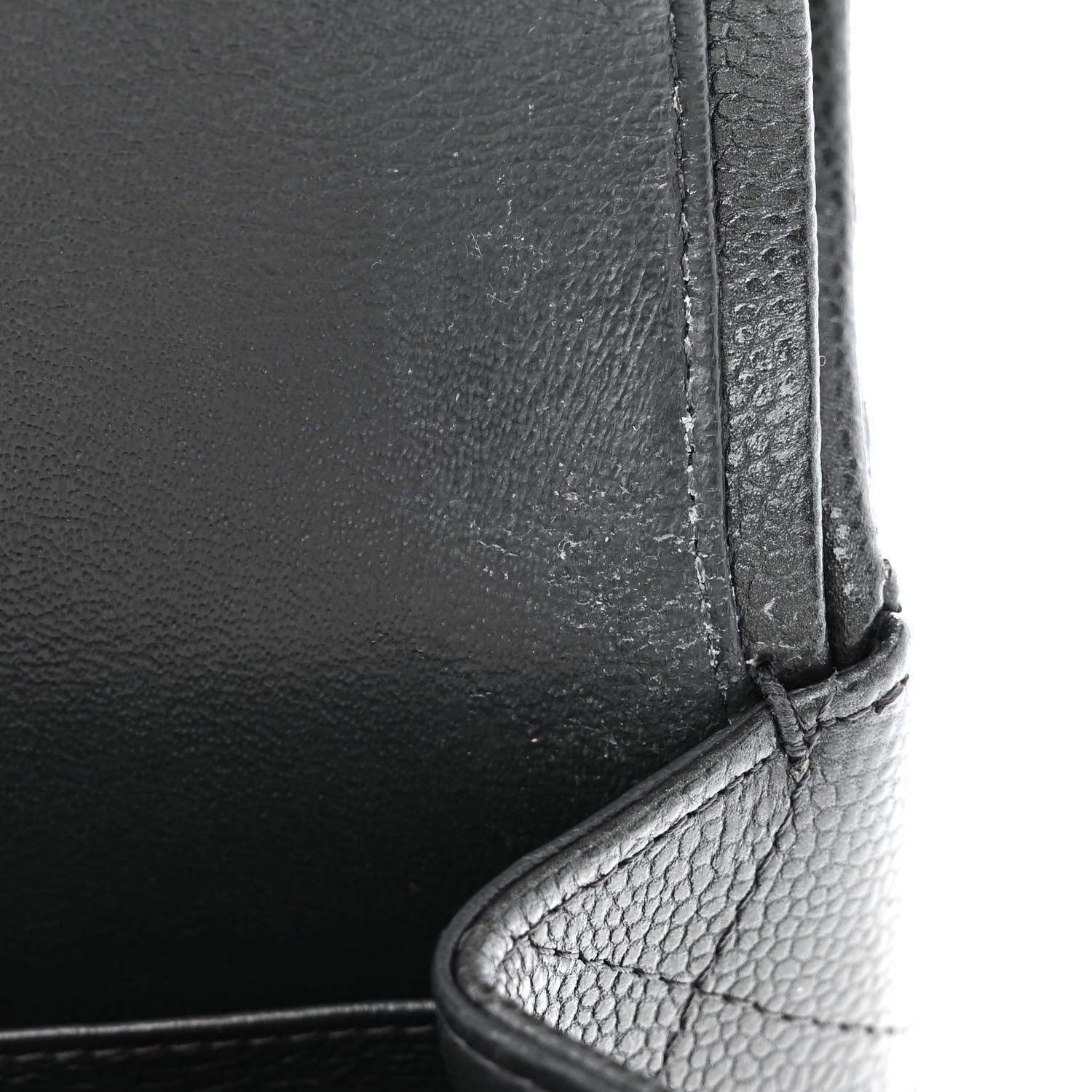 Chanel Caviar Quilted Jumbo Double Flap Dark Grey 12 of 12