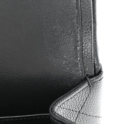 Chanel Caviar Quilted Jumbo Double Flap Dark Grey 12 of 12