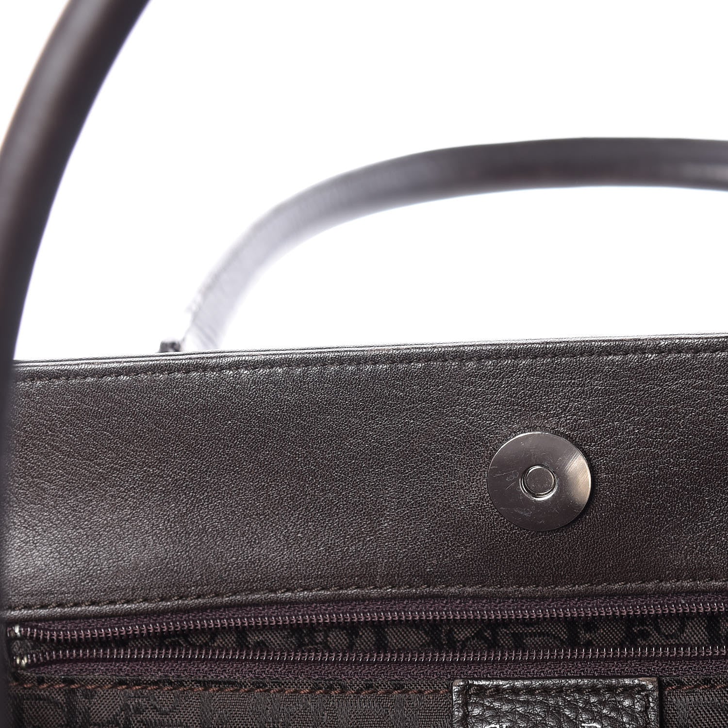 Christian Dior Calfskin Cannage Shoulder Bag Dark Brown 8 of 24