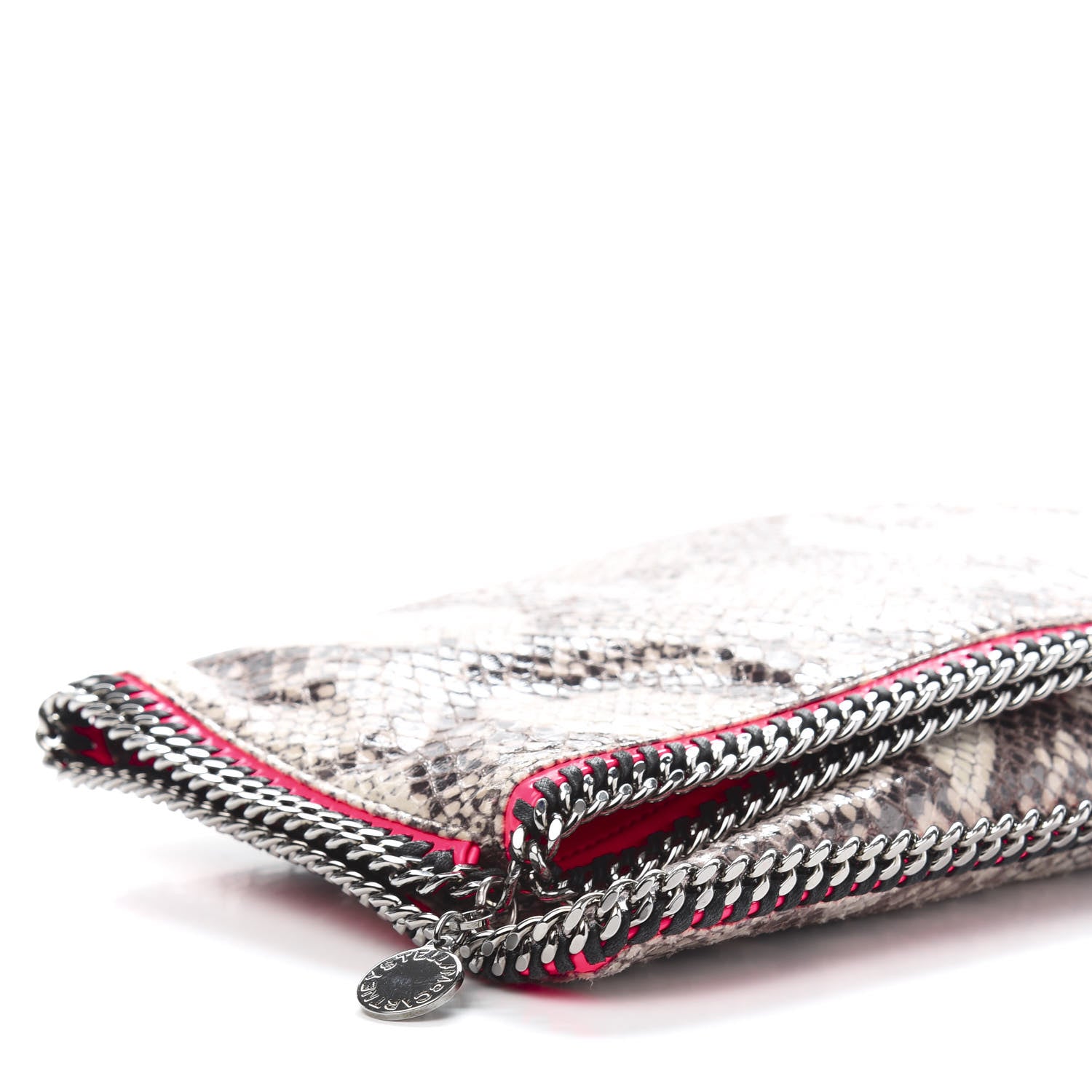 Stella McCartney Eco Python Falabella Clutch Chalk Pink 8 of 11