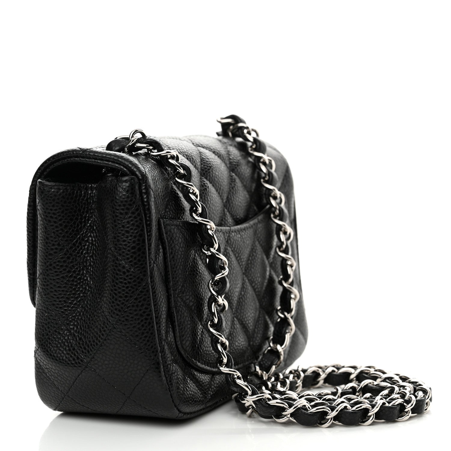 Chanel Caviar Quilted Mini Square Flap Black 3 of 11