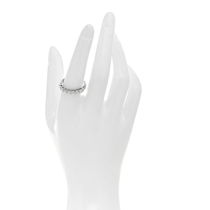 Tiffany Platinum Diamond .95ctw Embrace Band Ring 56 7.5 2 of 5