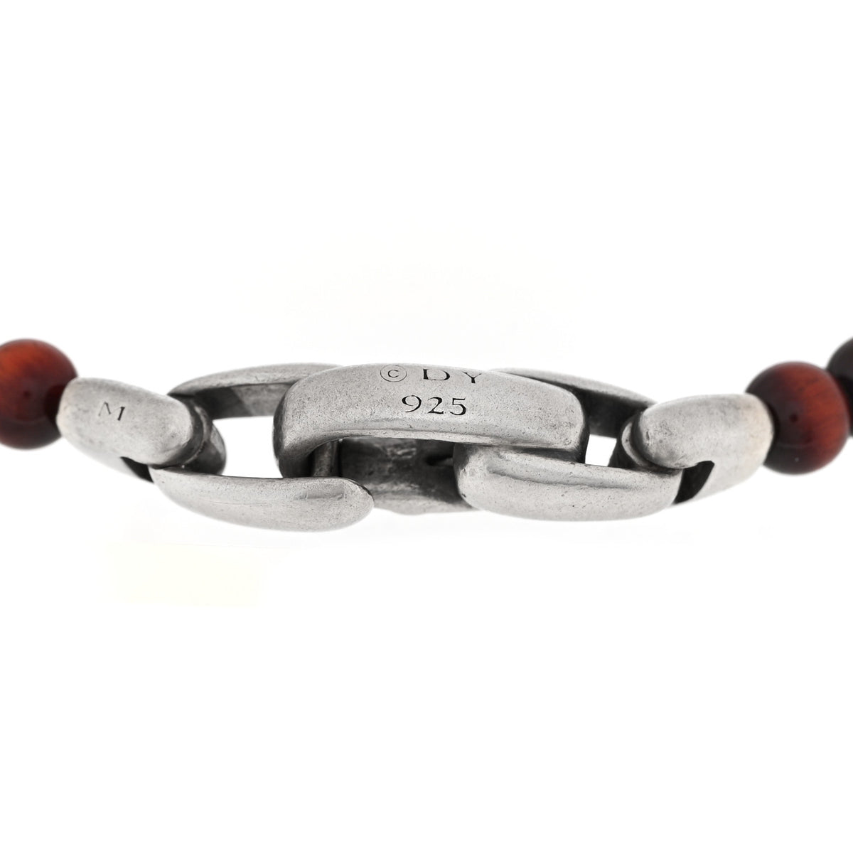 Sterling SIlver Tigers Eye 4mm Spiritual Beads Bracelet