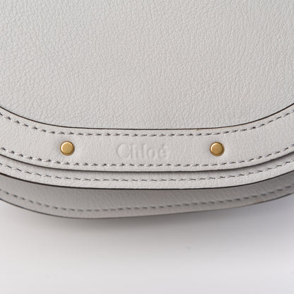 Chloe Calfskin Suede Small Nile Bracelet Bag Airy Grey 10 of 12