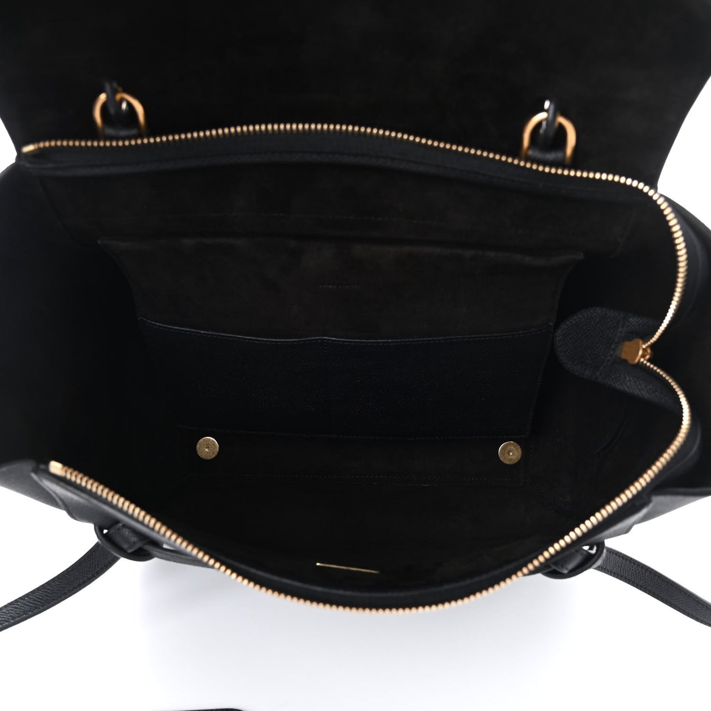 Grained Calfskin Mini Belt Bag Black