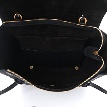 Celine Grained Calfskin Mini Belt Bag Black 5 of 9