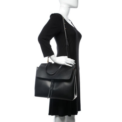 Mansur Gavriel Calfskin Lady Bag Black Flamma 2 of 16