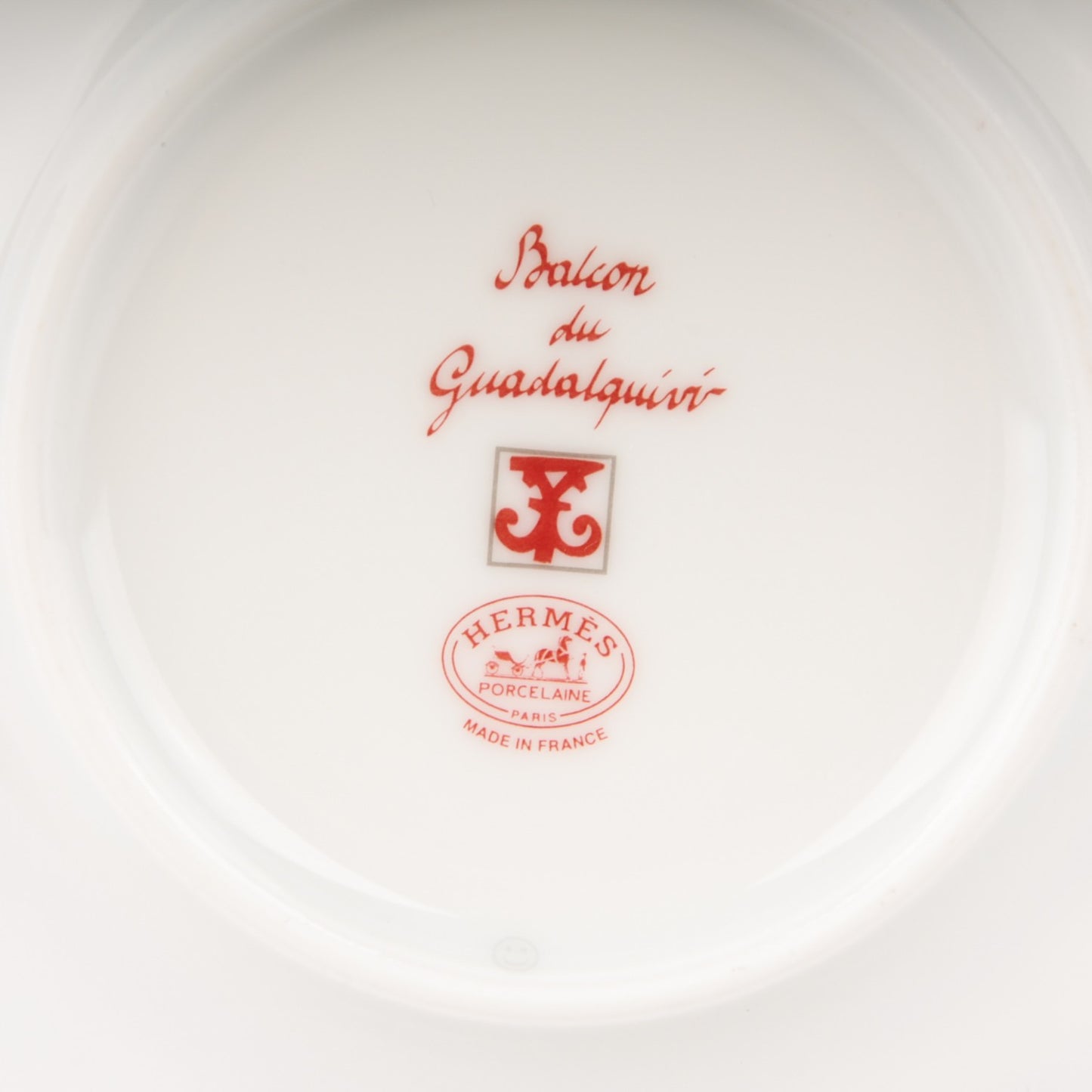 Porcelain Balcon du Guadalquivir Tea Cup and Saucer Set of 2