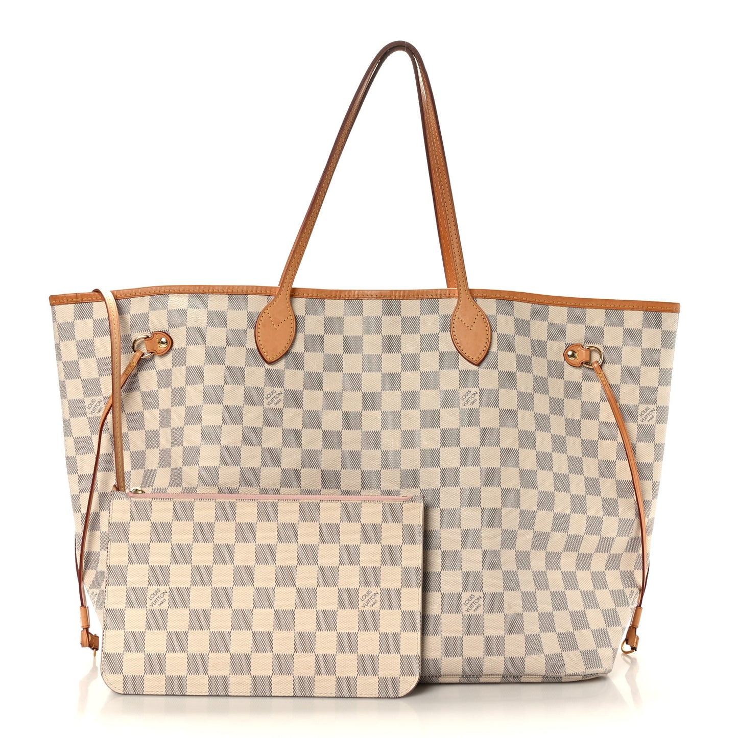 Damier Azur Neo Neverfull GM Rose Ballerine
