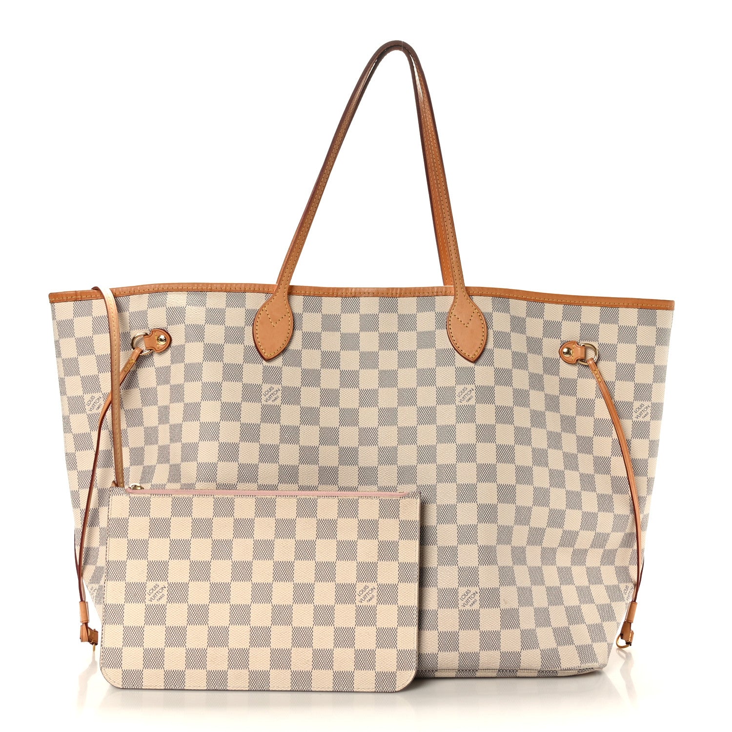 Louis Vuitton Damier Azur Neo Neverfull GM Rose Ballerine 3 of 10